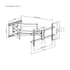TV Mount Aisens ECO GIRA INCLIN NIVEL 43"