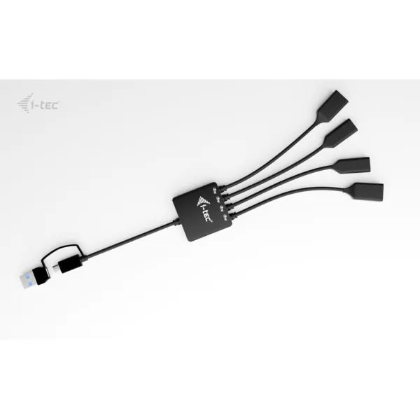 USB Centrmezgls i-Tec CACBLHUB2A2C Melns