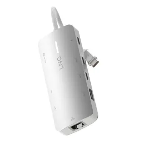 USB-разветвитель Linq Byelements LQ49081 Белый Серый