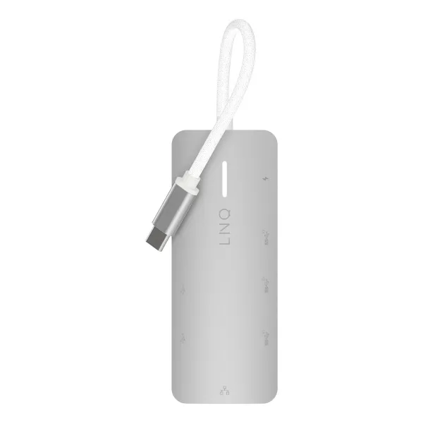 USB-разветвитель Linq Byelements LQ49081 Белый Серый