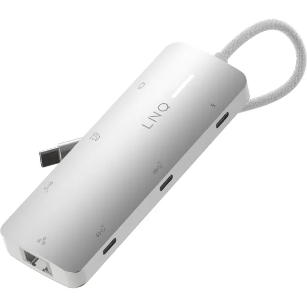 USB-разветвитель Linq Byelements LQ49081 Белый Серый