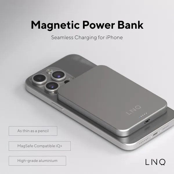 Powerbank Linq Byelements LQWP052 Sudrabains 5000 mAh