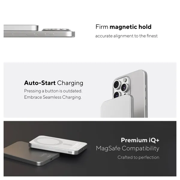 Powerbank Linq Byelements LQWP052 Sudrabains 5000 mAh