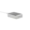 USB Centrmezgls Linq Byelements LQDC240 Balts Pelēks