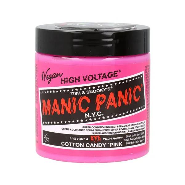 Semi-permanent Colourant Manic Panic Panic High Pink Vegan (237 ml)