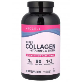 Супер коллаген + витамин С и биотин - 270 таблеток