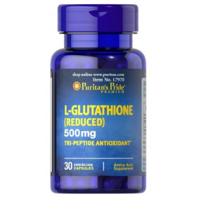 L-glutationa reducēts saturs, 500 mg - 30 kapsulas