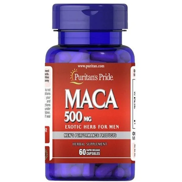 Maca, 500 mg - 60 kapsulas