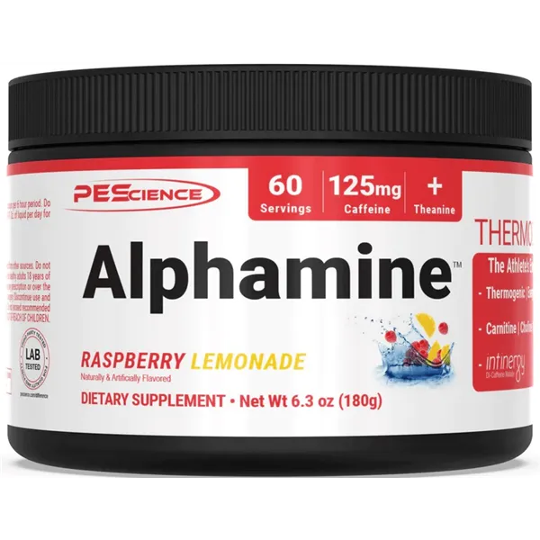 Alphamine, Малиновый лимонад - 180 г