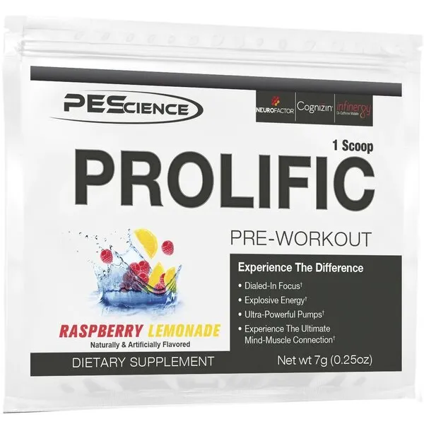 Prolific, Raspberry Lemonade - 7g (1 serving)