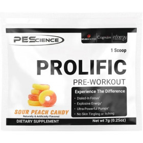 Prolific, Sour Peach Candy - 7g (1 serving)