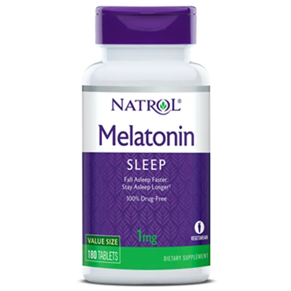 Melatoniini, 1 mg - 180 tablettia