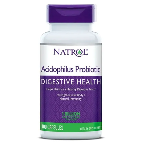 Acidophilus probiotikas - 100 kapsulių