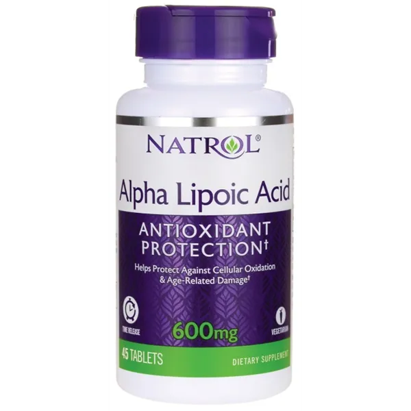 Alfa-lipoiinihappo, hitaasti vapautuva, 600 mg - 45 tablettia