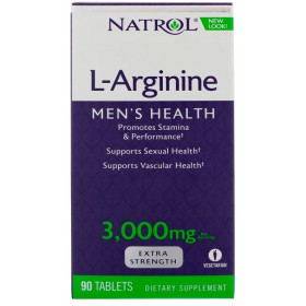 L-Arginine, 3000mg - 90 tabs