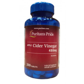 Apple Cider Vinegar, 480mg - 200 tabs