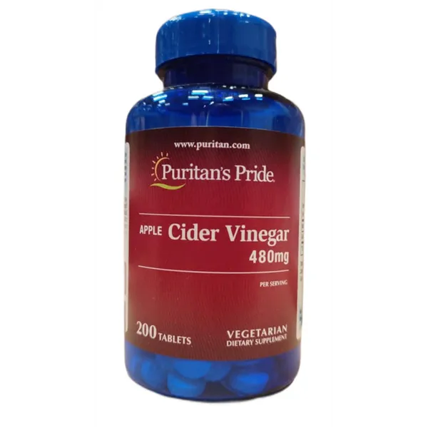 Apple Cider Vinegar, 480mg - 200 tabs