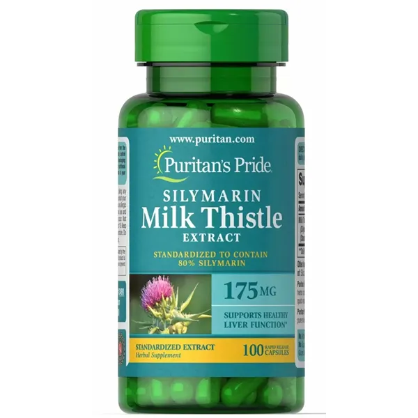 Silymarin Milk Thistle Extract, 175mg - 100 caps