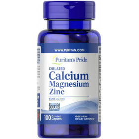 Calcium Magnesium Zinc - 100 caplets