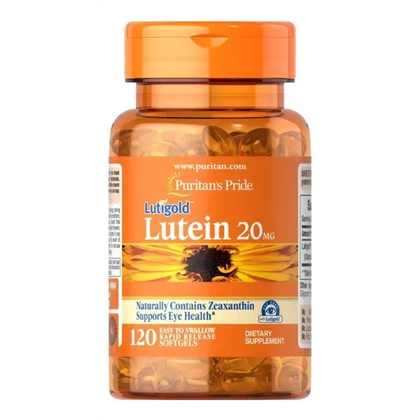 Liuteinas, 20 mg – 120 minkštųjų kapsulių