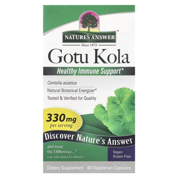 Gotu Kola ekstrakts, kapsulas - 60 v-kaps.