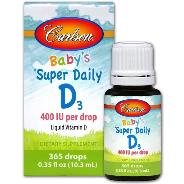 Kūdikio „Super Daily“ vitaminas D3, 400 TV – 10 ml.