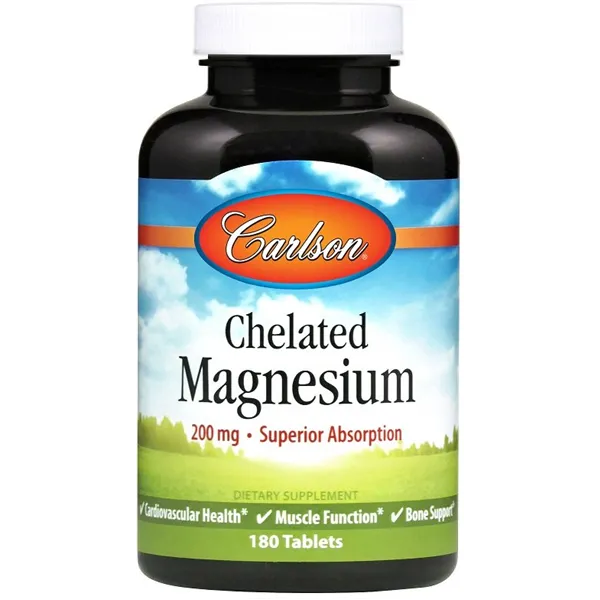 Chelatinis magnis, 200 mg - 180 tablečių