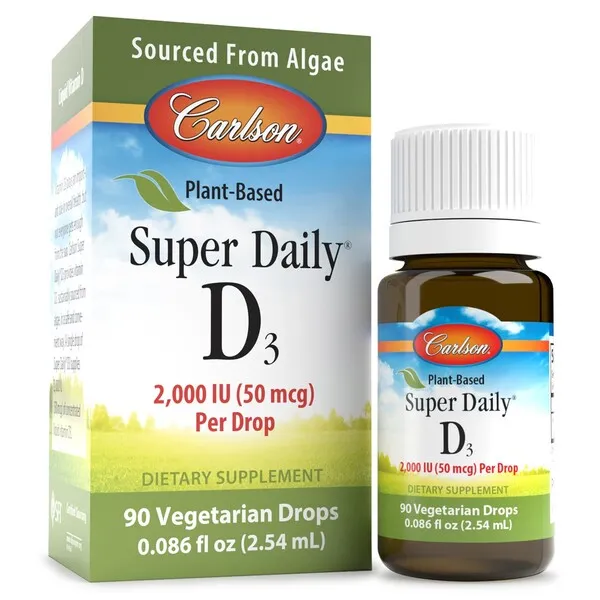 Augu izcelsmes Super Daily D3, 2000 SV - 2,54 ml.