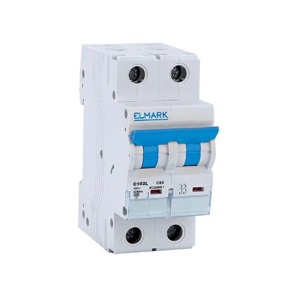 JAUNS automātiskais automātiskais drošinātājs C102L 25A 2P 10kA C līkne