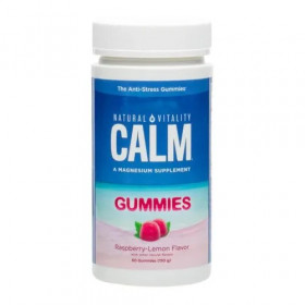 Calm Gummies, малина-лимон - 60 жевательных конфет
