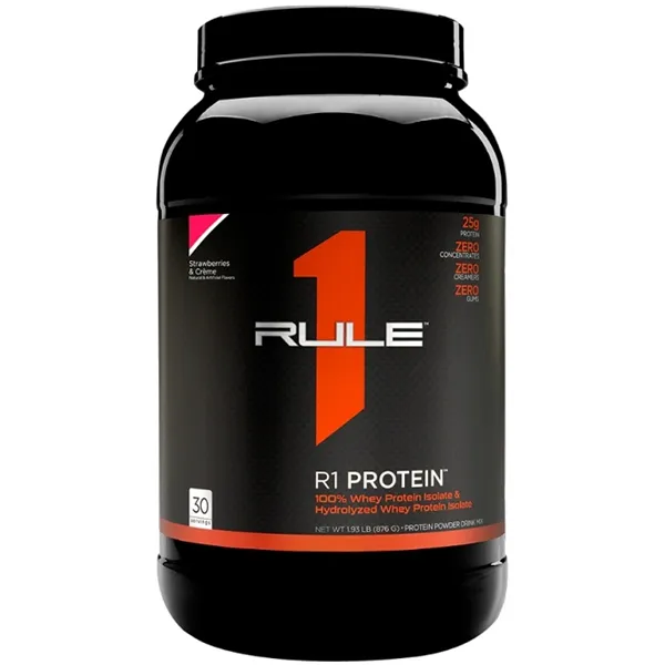 R1 Proteiini, mansikat ja kerma - 876 g