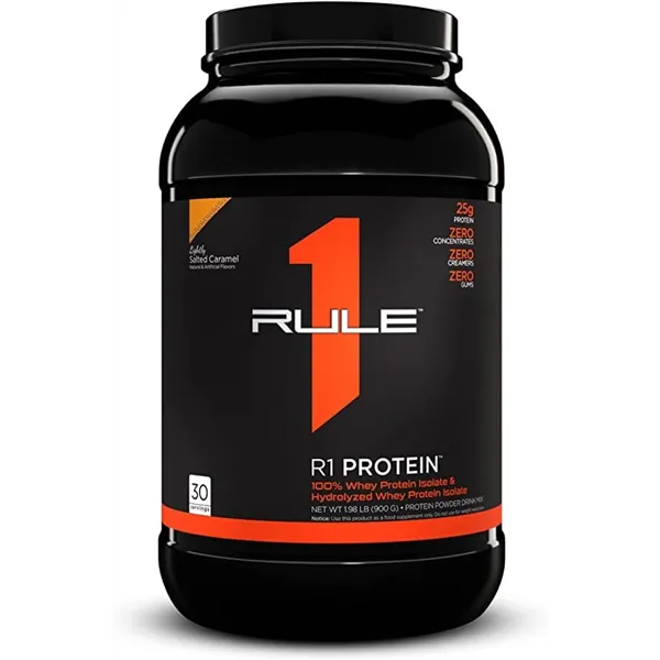 R1 Protein, Слегка соленая карамель - 900 г