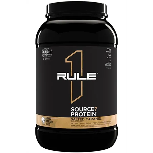 Source7 Protein, джелато с соленой карамелью - 897 г