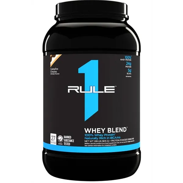 R1 Whey Blend, Campfire S'mores - 905g