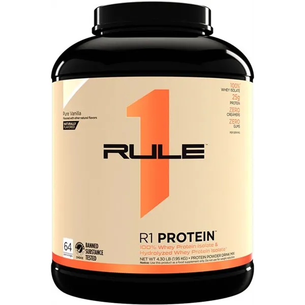 R1 Protein Naturally Flavored, Pure Vanilla - 1950g