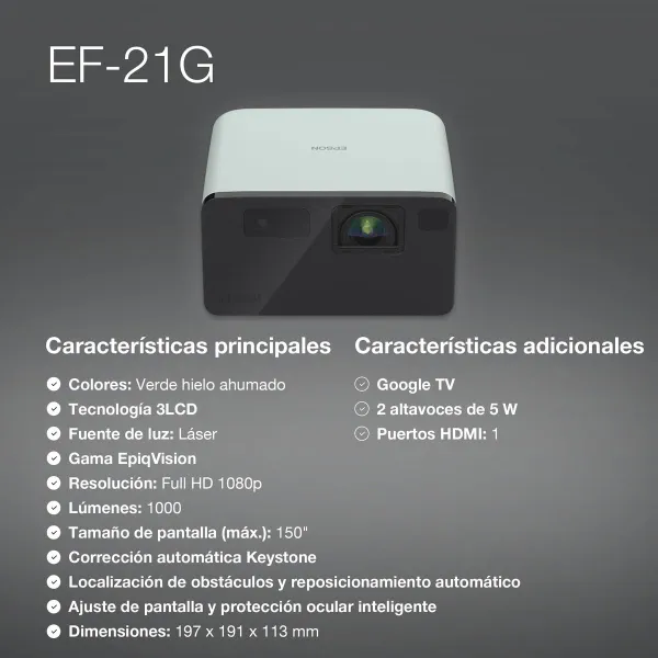 Projektors Epson V11HB35340 Full HD LCD 1920 x 1080 px