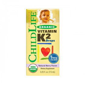 Vitamin K2 Drops, Natural Berry - 7 ml.