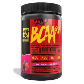 Mutant BCAA 9.7, Fruit Punch - 348g