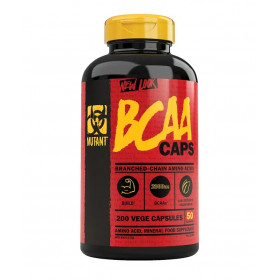 BCAA kapsulės - 200 v-kapsulių