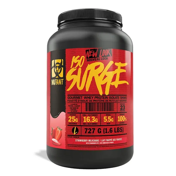  Iso Surge, zemeņu piena kokteilis - 727g