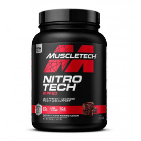 Nitro-Tech Ripped, Chocolate Fudge Brownie - 1870g