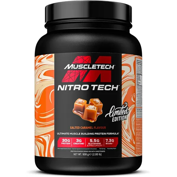 Nitro-Tech, suolattu karamelli - 908 g