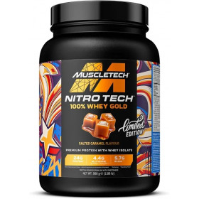Nitro-Tech 100% Whey Gold, Salted Caramel - 908g