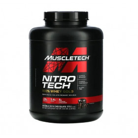 Nitro-Tech 100% Whey Gold, Double Rich Chocolate (EAN 631656710496) - 2280g