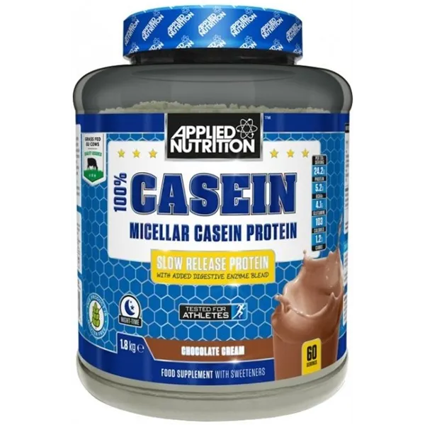 100% Casein Protein, Vanilla (EAN 634158679889) - 1800g
