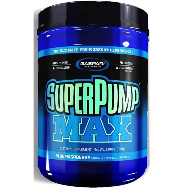 SuperPump MAX, sininen vadelma - 640g