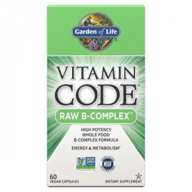 Vitamin Code Raw B-Complex — 60 веганских капсул