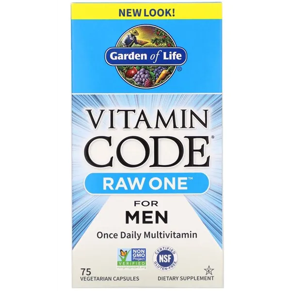 Vitamin Code RAW ONE vyrams - 75 v kapsulės