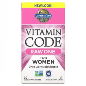 Vitamin Code RAW ONE moterims - 30 v-kapsulių