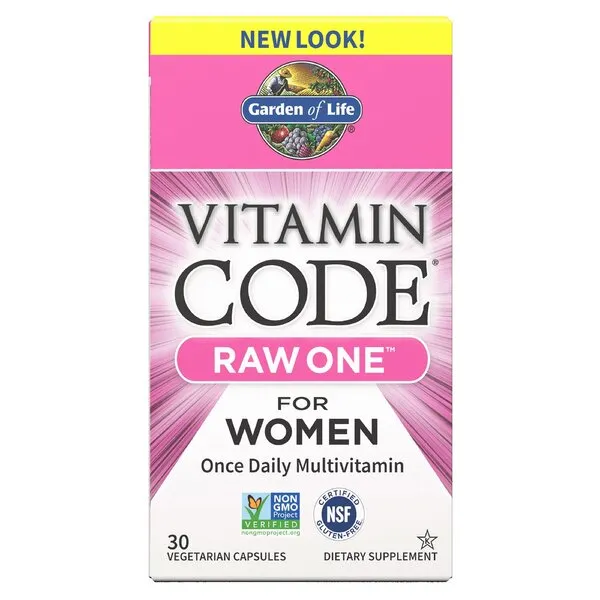 Vitamin Code RAW ONE moterims - 30 v-kapsulių